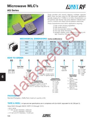 AQ125M4R7CHJME datasheet  